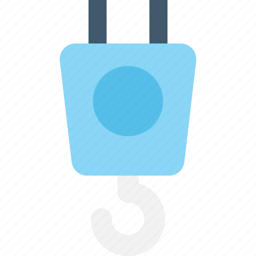 Construction, crane hook, lifter, lifting, lifting hook icon - Download on Iconfinder