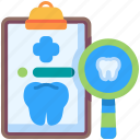 dental, checkup, teeth, dentist, report, files, and, folders