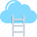 cloud, cloud computing, cloud hosting, ladder, networking