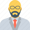 businessman, manager, person, profile picture, user