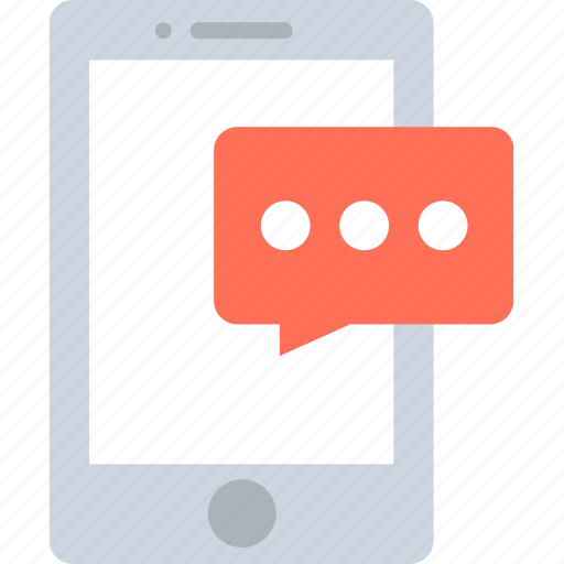 Chat bubble, chatting, communication, mobile, mobile chat icon - Download on Iconfinder