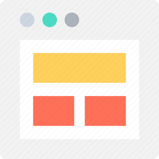 Blog template, design element, layout, layout grid, template icon - Download on Iconfinder