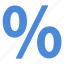 blue, percentage, rate 
