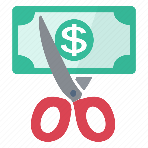 Cut, deal, decrease, dollar, price, scissors icon - Download on Iconfinder