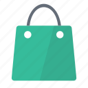 bag, green, shopping