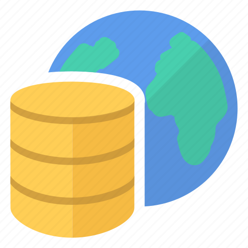 Data, database, earth, planet, world icon - Download on Iconfinder