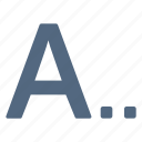 alphabet, letter, type, varchar