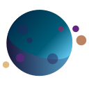 dots2, flatdesign, galaxy, gradients, planets