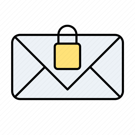 Email, email locked, lock, mail locked, protection, secure, security icon - Download on Iconfinder