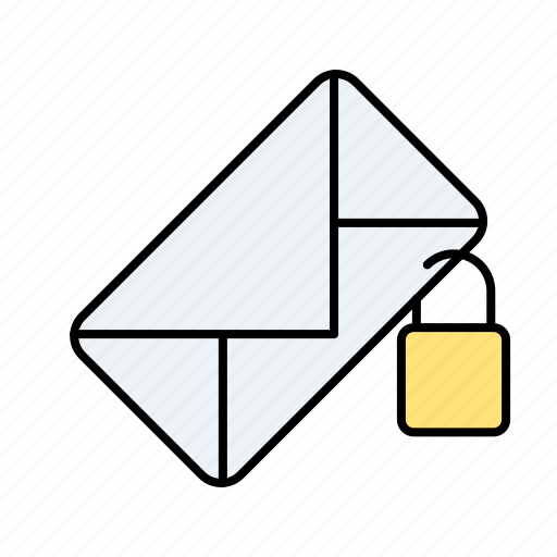 Email, email locked, locked, mail locked, lock, protection, secure icon - Download on Iconfinder