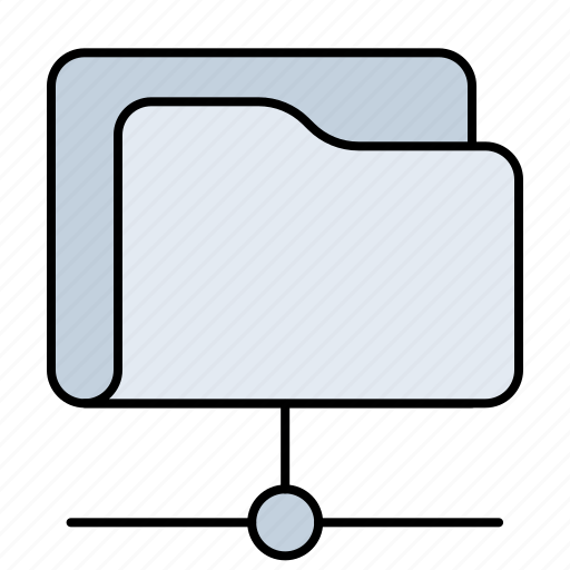 Folder, archive, connection, data, database, internet, storage icon - Download on Iconfinder