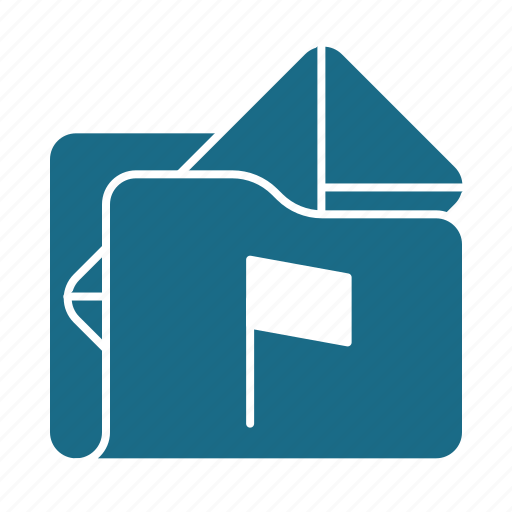 Email, flagged, folder, preferences icon - Download on Iconfinder