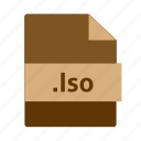 extension, file, iso, name