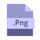 extension, file, format png, name, png icon