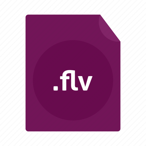 File, flv, name, video icon - Download on Iconfinder