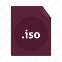 document, file, iso, name