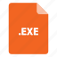file format, exe, file type, file, file extension 