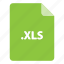 file format, file type, xls, file, file extension 