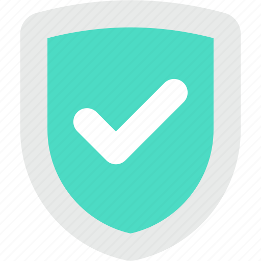 Approved, checkmark, protection, security, shield icon - Download on Iconfinder