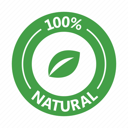 Badge, leaf, natural, stamp icon - Download on Iconfinder