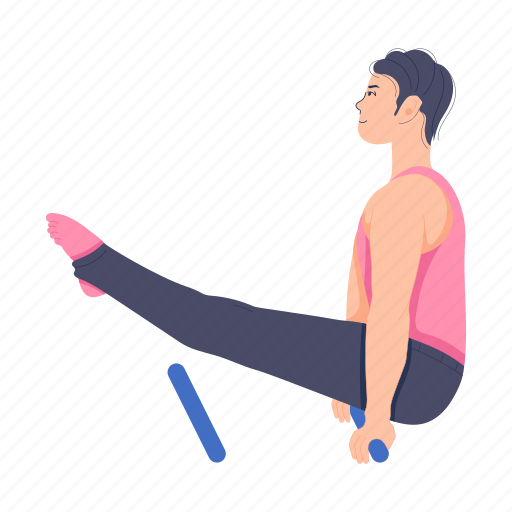 Balance bar, gymnast balance, balance beam, male gymnast, gymnast man icon - Download on Iconfinder