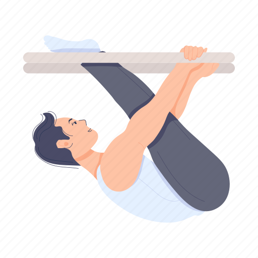 Asymmetric bars, parallel bars, uneven bars, male gymnast, gymnast bar icon - Download on Iconfinder