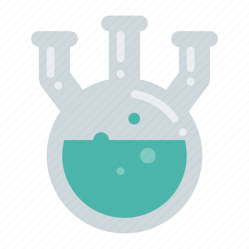 Three, distilling, flask, laboratory, chemistry, science icon - Download on Iconfinder