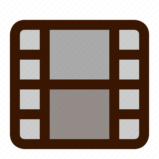 Cinema, cut, film, frame, movie, multimedia, video icon - Download on Iconfinder