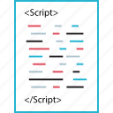 data, language, script