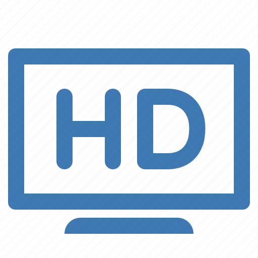 Definition, hd, high, high definition, television, tv icon - Download on Iconfinder