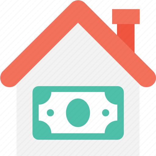 Bank, building, currency, house for sale, mortgage icon - Download on Iconfinder
