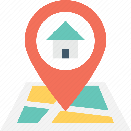 Gps, home, house location, location, map pin icon - Download on Iconfinder