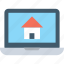 eshop, home, monitor, online property, real estate 