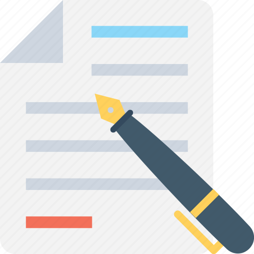 Agreement, application, contract, document, pen icon - Download on Iconfinder