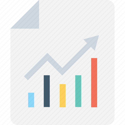 Business report, growing graph, increasing, profit chart, report icon - Download on Iconfinder