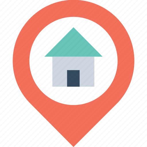 Gps, home location, location holder, map pin, navigation icon - Download on Iconfinder