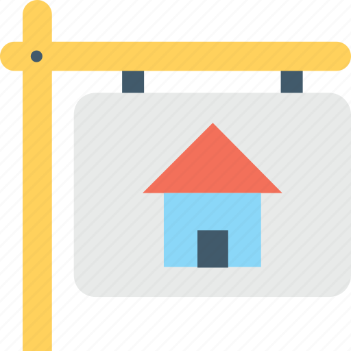 Hanging sign, property signboard, real estate, signage, signboard icon - Download on Iconfinder
