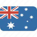 australia, round, rectangle