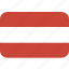austria, round, rectangle 