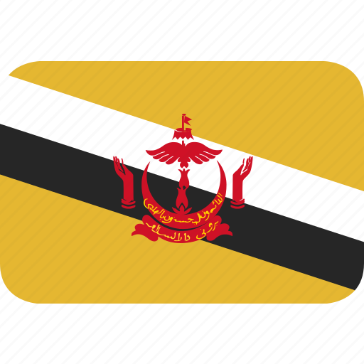 Brunei, round, rectangle icon - Download on Iconfinder