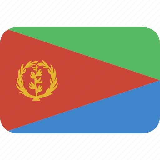 Eritrea, round, rectangle icon - Download on Iconfinder