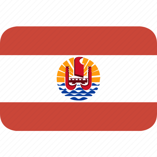 Round, rectangle, french, polynesia icon - Download on Iconfinder