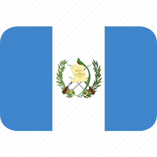 Guatemala, round, rectangle icon - Download on Iconfinder