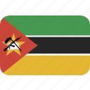 mozambique, round, rectangle