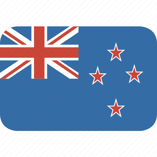 Zealand, new, round, rectangle icon - Download on Iconfinder