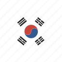 south, korea, round, rectangle