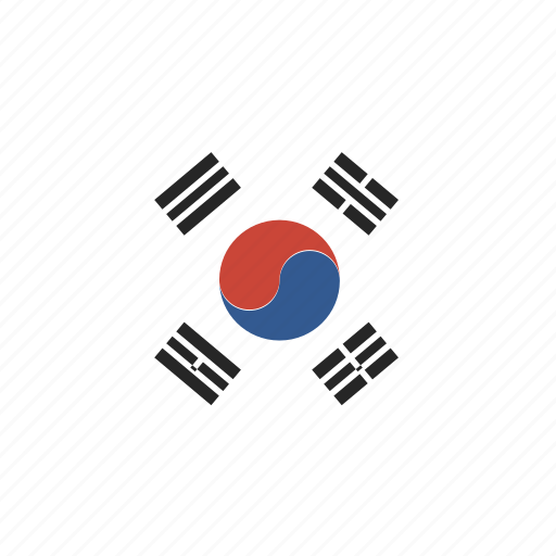 South, korea, round, rectangle icon - Download on Iconfinder