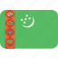 round, rectangle, turkmenistan 