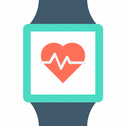 Healthcare, heart rate, modern technology, smartwatch, wristwatch icon - Download on Iconfinder