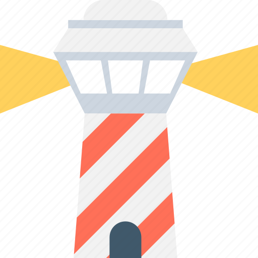Light house, lighthouse tower, sea lighthouse, sea tower, tower house icon - Download on Iconfinder
